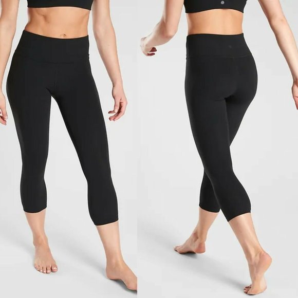 Athleta Elation Carpi Legging Pants Black Soft Yog - Picture 7 of 7